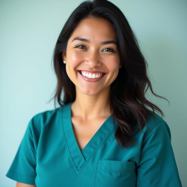 Portrait of Dr. Sarah Martinez, a Registered Dietitian Smiling