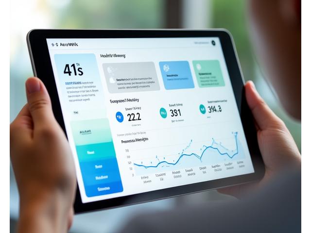 Screenshot of AuraWell's personalized wellness dashboard showing health metrics, daily content recommendations, and progress tracking.